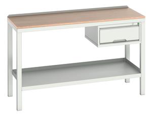 Verso Welded Work Benches for production areas Verso 1500x930 Static Work Bench M 1x Drawer